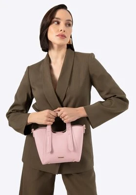 Damski kuferek z wyjmowaną saszetką mini różowy Wittchen