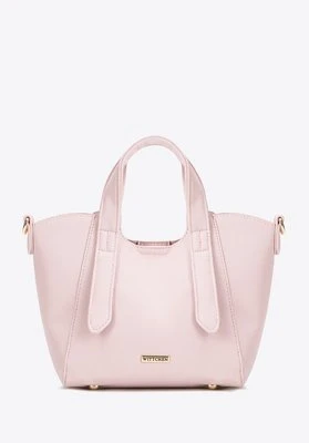 Damski kuferek z wyjmowaną saszetką mini różowy Wittchen