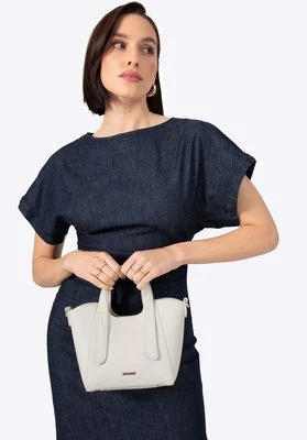 Damski kuferek z wyjmowaną saszetką mini złamana biel Wittchen