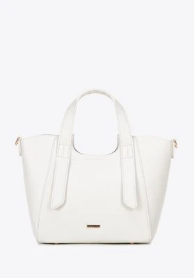 Damski kuferek z wyjmowaną saszetką złamana biel Wittchen