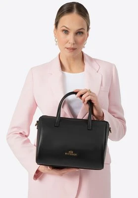 Damski kuferek ze skóry czarny Wittchen