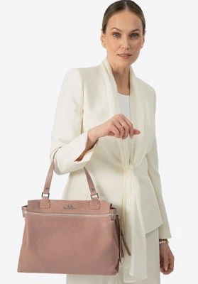 Damski kuferek ze skóry naturalnej beżowy Wittchen