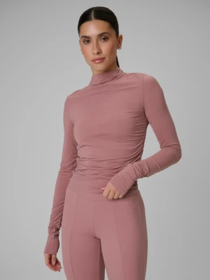 Damski longsleeve treningowy 4F 4FWSS26TFLOF502 - różowy
