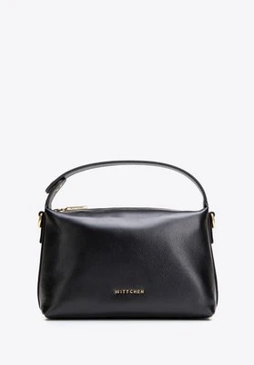 Damski minikuferek ze skóry naturalnej czarny Wittchen