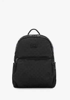 Damski plecak elegancki w monogram czarny Wittchen