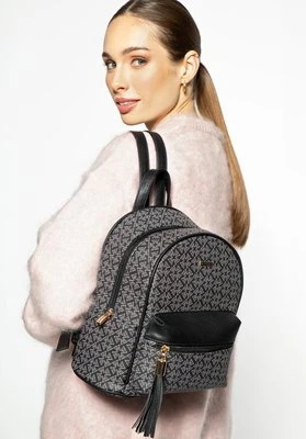 Damski plecak z ekoskóry i chwostem czarny Wittchen