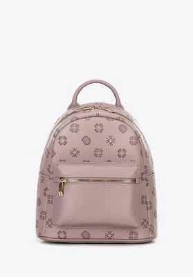 Damski plecak z imitacji skóry w tłoczenie zgaszony róż Wittchen
