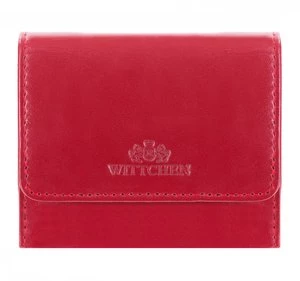 Damski portfel skórzany mały czerwony Wittchen