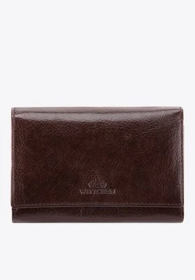Damski portfel skórzany stylowy średni Wittchen