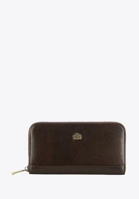 Damski portfel skórzany vintage brązowy Wittchen