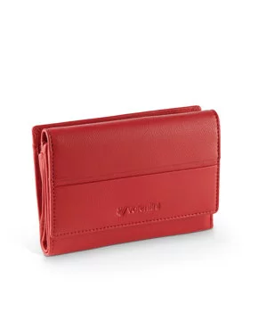 Damski portfel Valentini Milford P62 czerwony