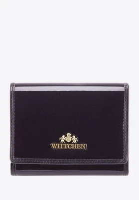 Damski portfel ze skóry lakierowany średni Wittchen