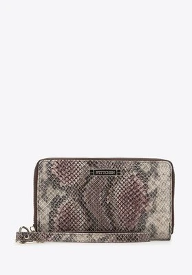 Damski portfel ze skóry lizard duży Wittchen