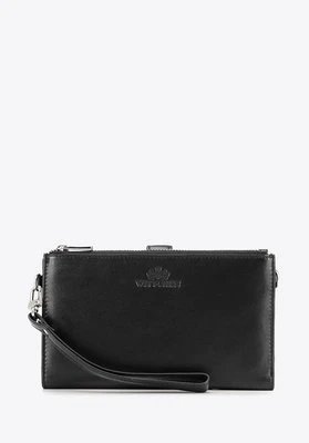 Damski portfel ze skóry z funkcją kopertówki Wittchen