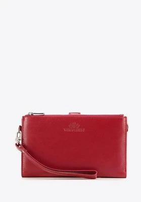 Damski portfel ze skóry z funkcją kopertówki Wittchen