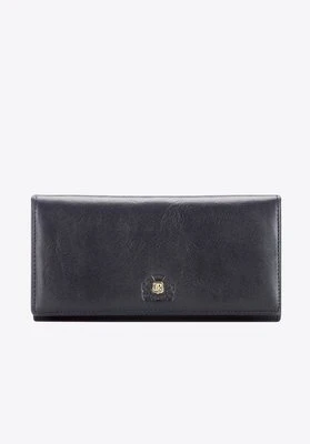Damski portfel ze skóry z herbem duży Wittchen