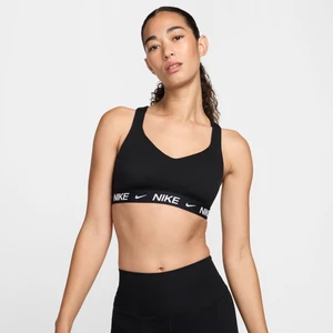 Damski regulowany stanik sportowy z wkładkami Nike Indy High Support - Czerń