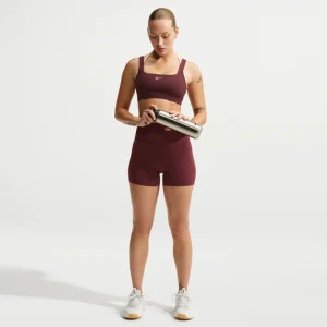 Damski stanik sportowy zapewniający lekkie wsparcie Nike One - Fiolet
