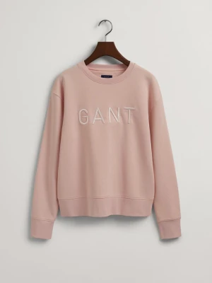 Damski Sweter z Okrągłym Dekoltem W Tej Samej Tonacji Kolorystycznej GANT