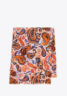 Damski szal w motyw paisley multikolor Wittchen