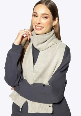 Damski szalik klasyczny ze ściągaczem pistacjowy Wittchen