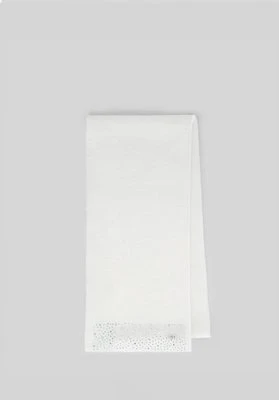 Damski szalik z cyrkoniami ecru Wittchen