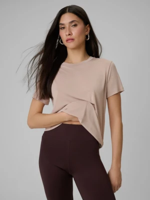 Zdjęcie produktu Damski t-shirt basic 4F 4FWSS26TTSHF2773 - beżowy