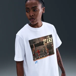 Damski T-shirt do koszykówki Nike - Biel
