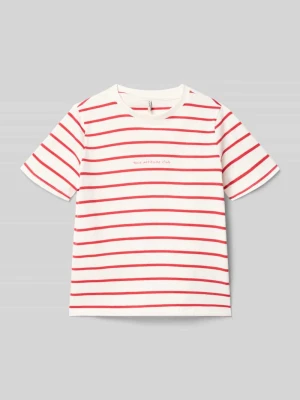 damski t-shirt o kroju regular fit z czystej bawełny ekologicznej model 'HELLE' Only