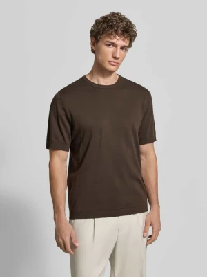 damski t-shirt o kroju regular fit z czystej bawełny ekologicznej model 'TORINO' Selected Homme