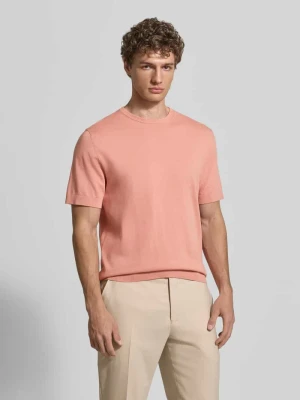 damski t-shirt o kroju regular fit z czystej bawełny ekologicznej model 'TORINO' Selected Homme