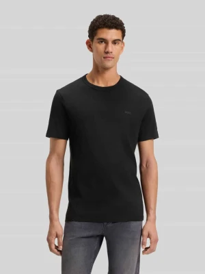 damski t-shirt o kroju regular fit z czystej bawełny model 'TEGOOD' Boss Czarny