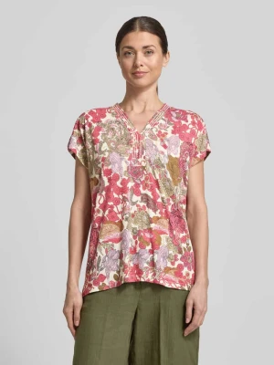 damski t-shirt o kroju regular fit z mieszanki wiskozy model 'Felicity' Soyaconcept