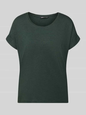 damski t-shirt o kroju regular fit z mieszanki wiskozy model 'MOSTER' Only