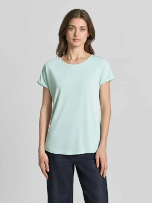 damski t-shirt o kroju regular fit z okrągłym dekoltem Christian Berg Woman