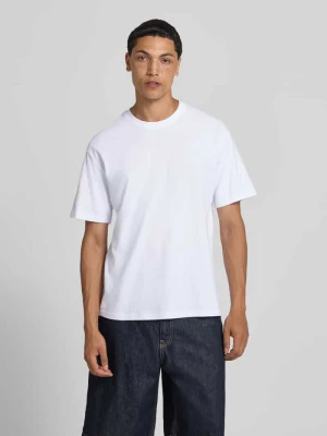 damski t-shirt o kroju regular fit z okrągłym dekoltem Jack&Jones Biały