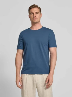 damski t-shirt o kroju regular fit z okrągłym dekoltem MCNEAL