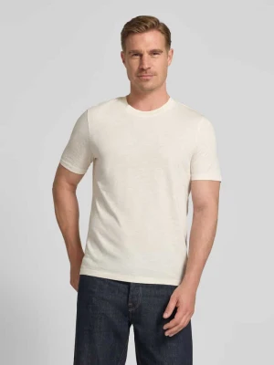 damski t-shirt o kroju regular fit z okrągłym dekoltem MCNEAL