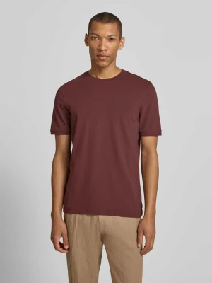 damski t-shirt o kroju regular fit z okrągłym dekoltem model 'Lao' CINQUE