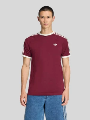 damski t-shirt o kroju regular fit z wyhaftowanym logo adidas Originals