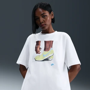Damski T-shirt o luźnym kroju Nike - Biel
