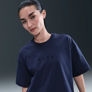 Damski T-shirt o luźnym kroju z krótkim rękawem Nike Sportswear - Niebieski