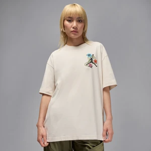 Damski T-shirt oversize z grafiką Jordan Flight - Brązowy