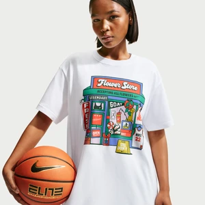 Zdjęcie produktu Damski T-shirt oversize z grafiką Nike - Biel