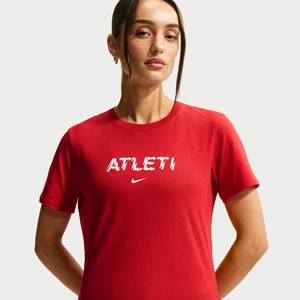 Damski T-shirt piłkarski Nike Atlético Madryt - Czerwony