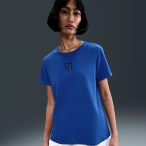Damski T-shirt piłkarski Nike Atlético Madryt - Niebieski