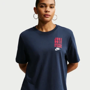 Damski T-shirt piłkarski Nike Atlético Madryt - Niebieski