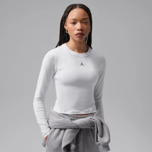 Damski T-shirt z długim rękawem Jordan Brooklyn Essentials - Biel