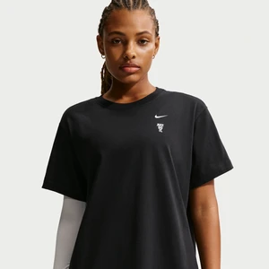 Damski T-shirt z krótkim rękawem do koszykówki Nike - Czerń