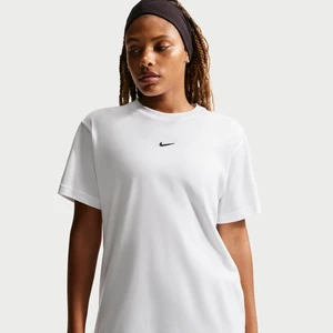 Damski T-shirt z krótkim rękawem o kroju oversize Nike - Biel